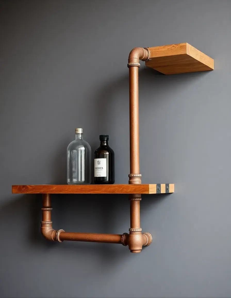 Industrial Shelf scaffale cucina stile industriale con tubi
