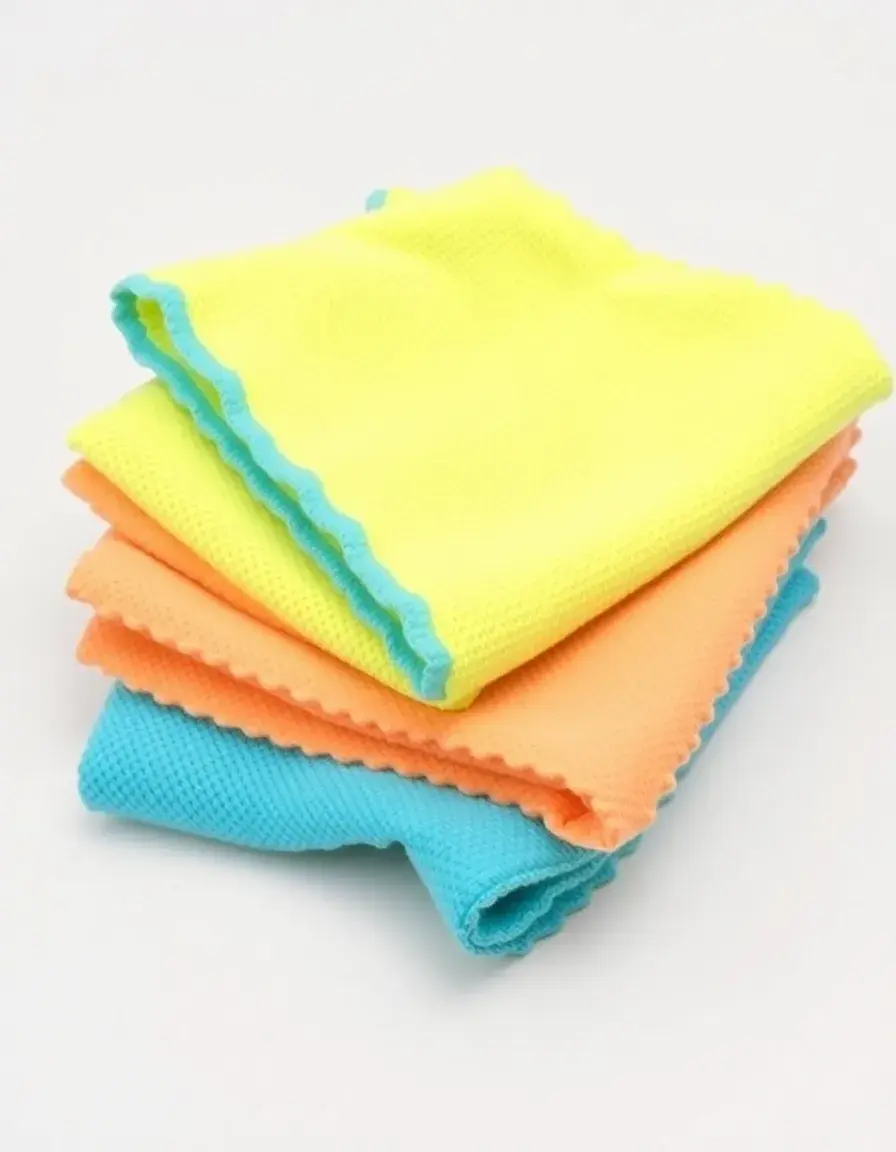 Set di strofinacci da cucina in microfibra colorati ad alta assorbenza