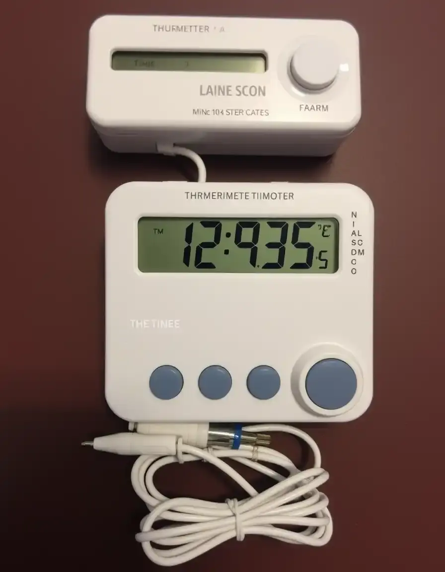 Termometro con timer e sonda remota