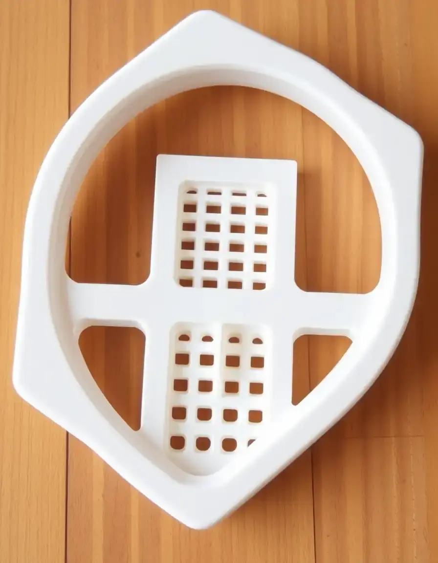 Tofu Cutter in plastica bianca per cubetti perfetti