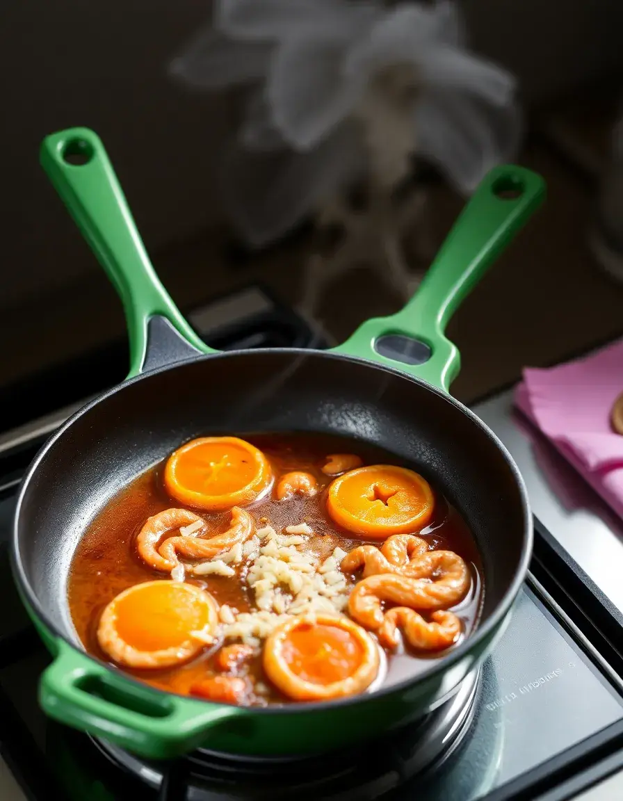 Padella antiaderente in ceramica verde per tofu