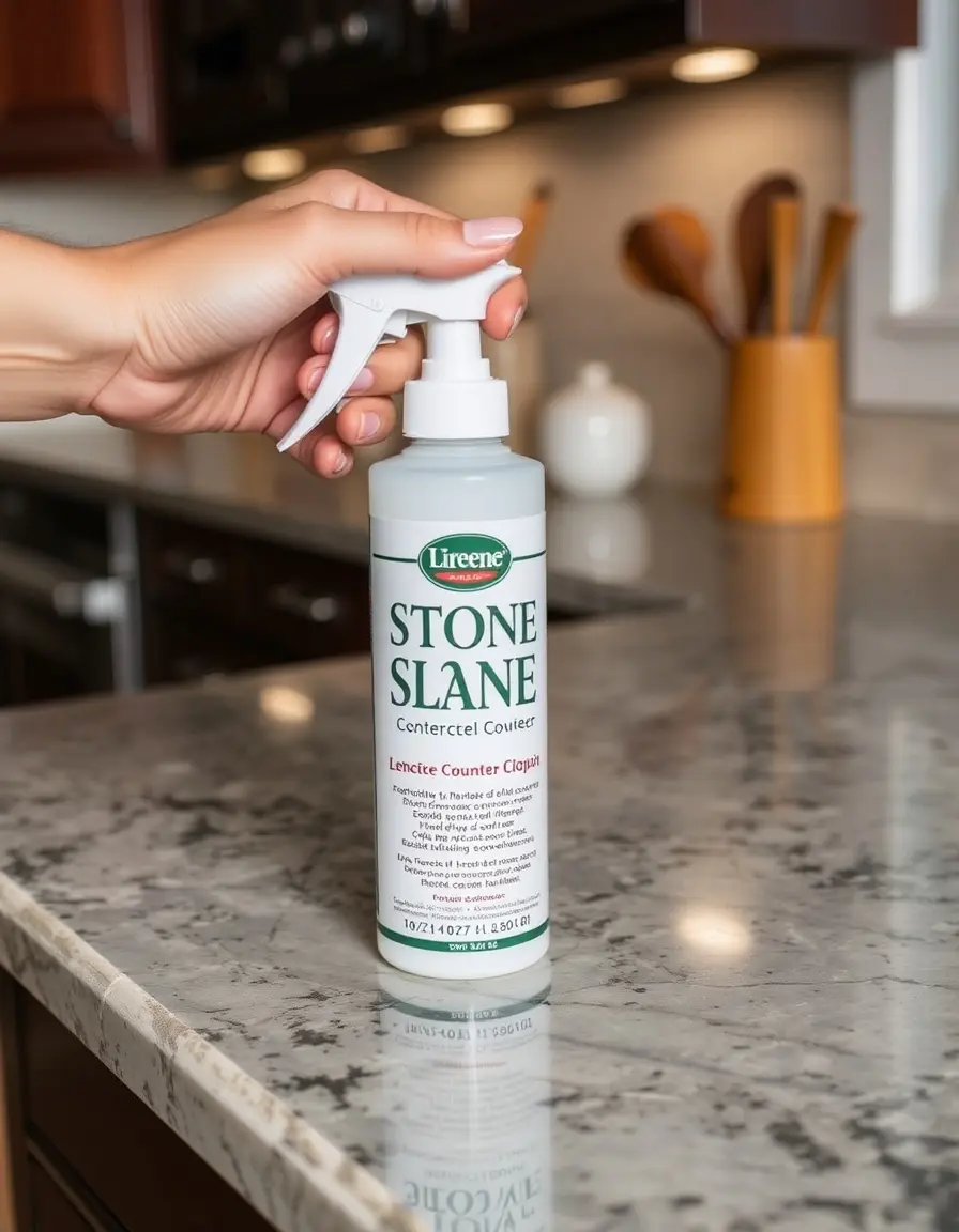 Spray sigillante protettivo trasparente per top da cucina in pietra