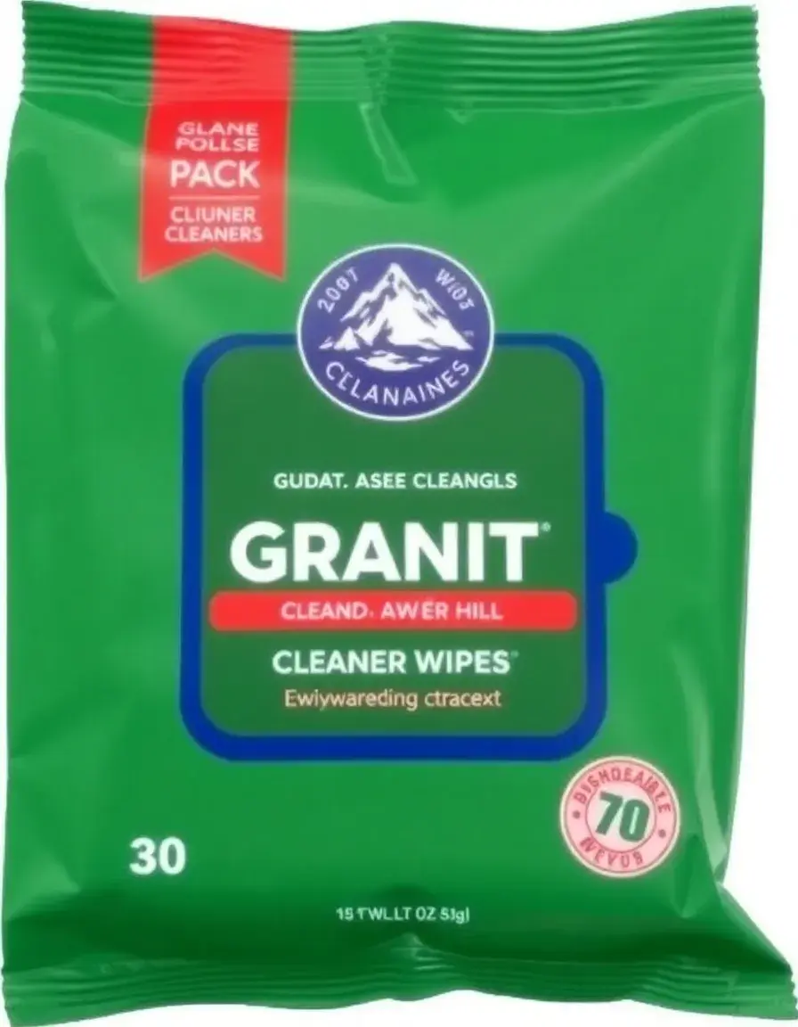 Salviette monouso per la pulizia del granito confezione da 30