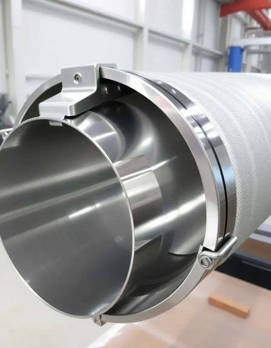 Fascetta stringitubo regolabile in acciaio inox