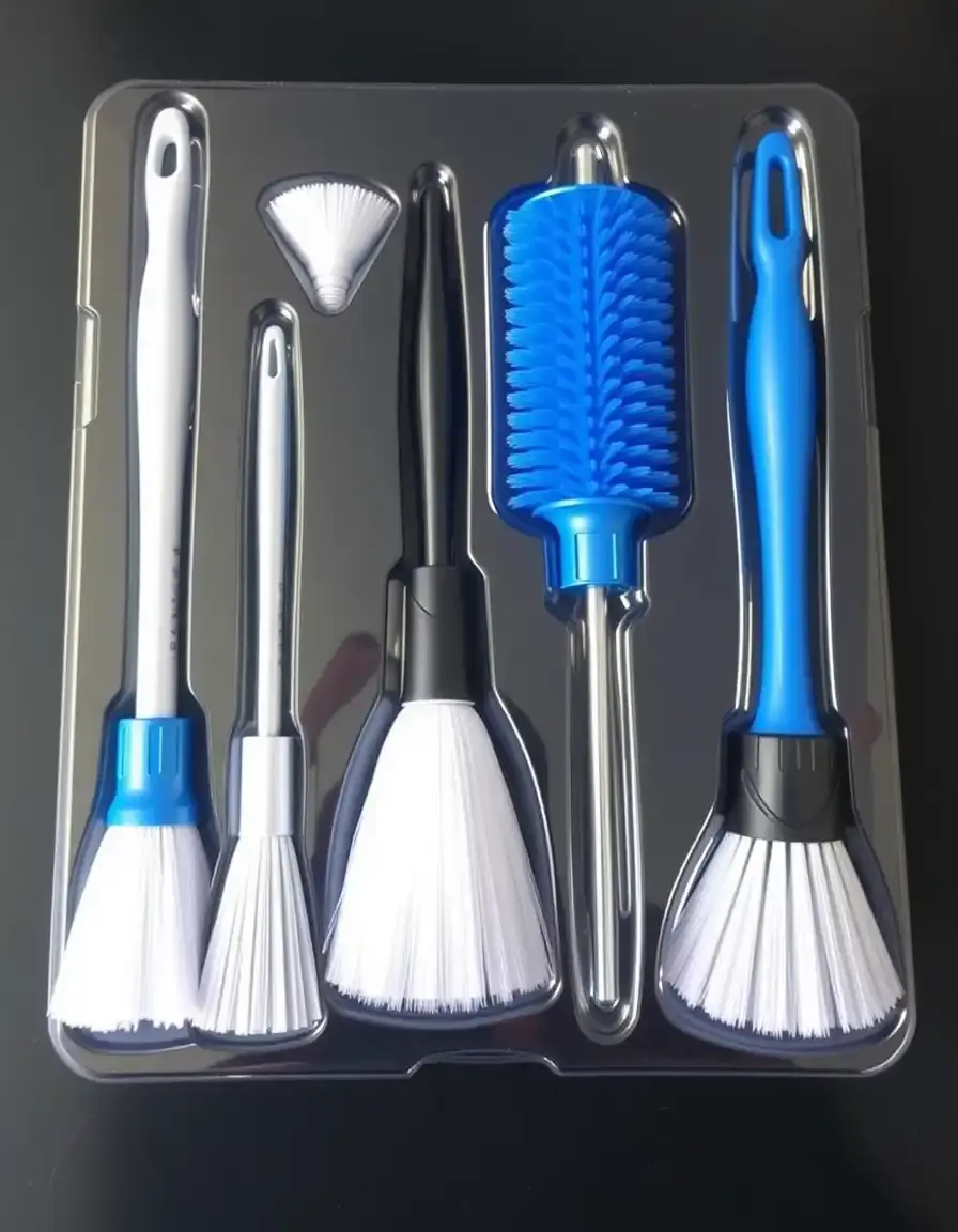 Set di spazzole per la pulizia dei condotti di ventilazione e tubi cappa