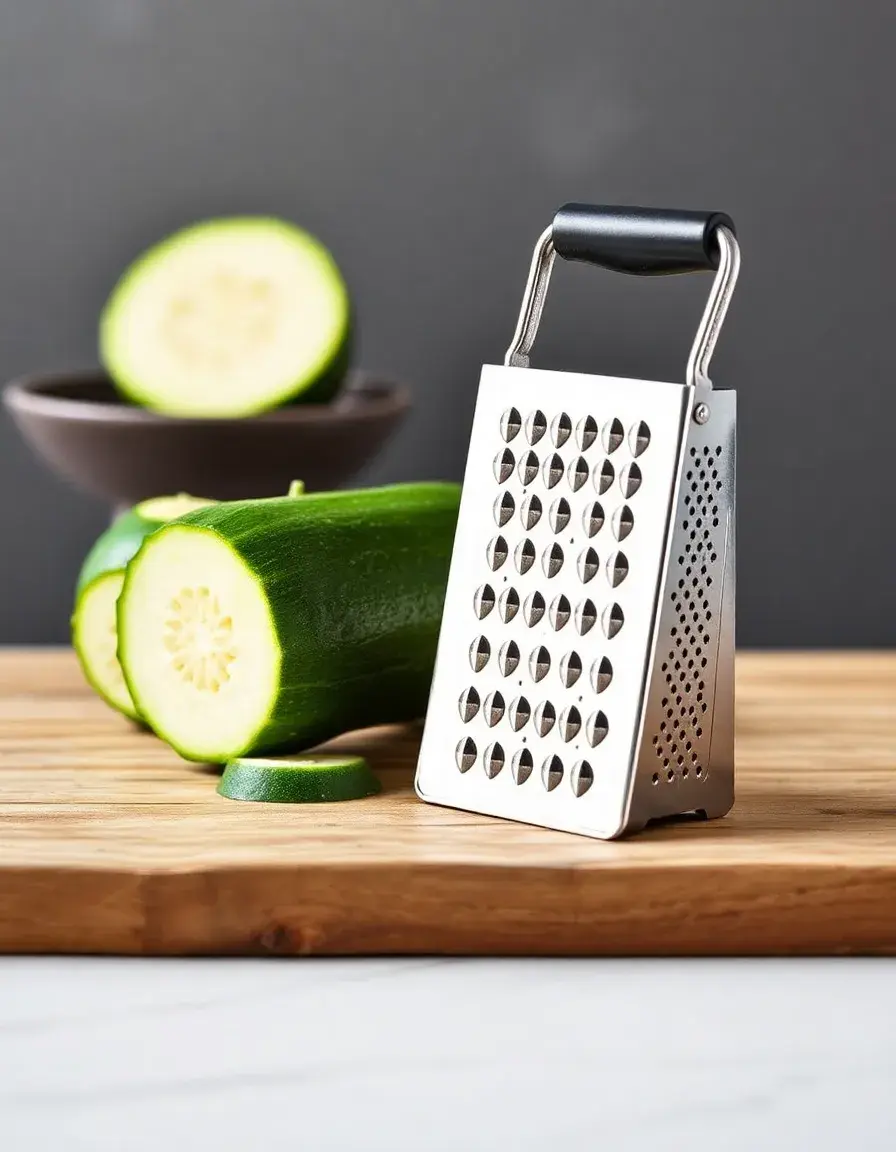 Grattugia manuale a grana grossa in acciaio inox per verdure