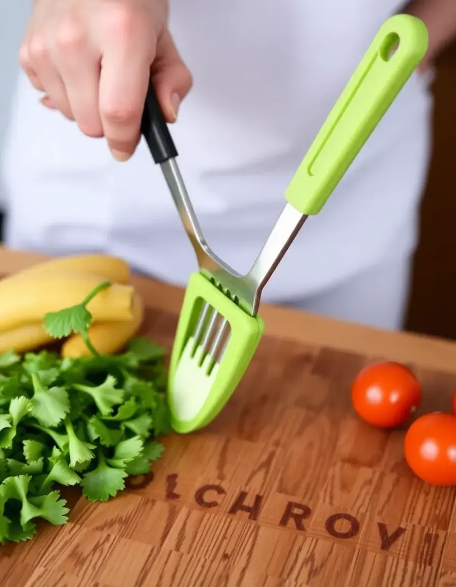Supporto di sicurezza per affettare verdure e melanzane