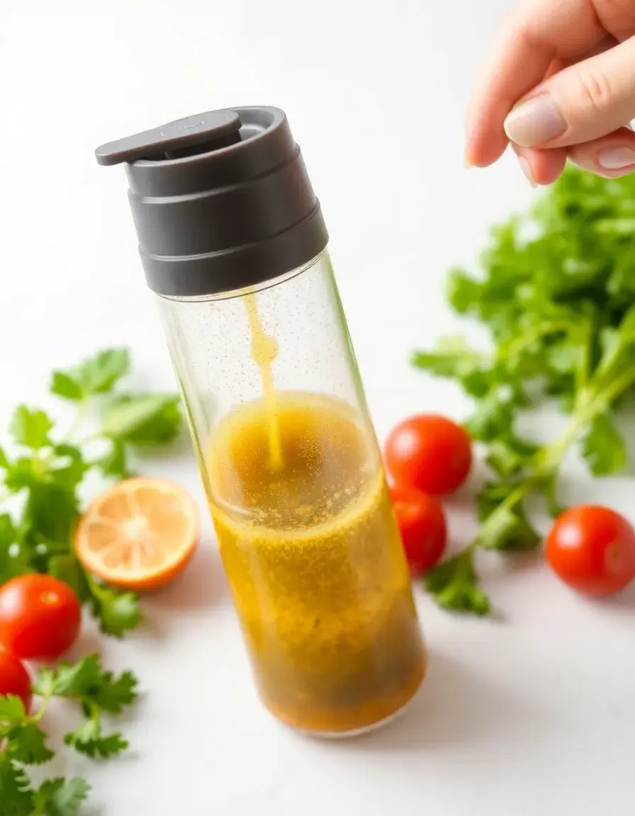 Bottiglia shaker per condimenti e vinaigrette