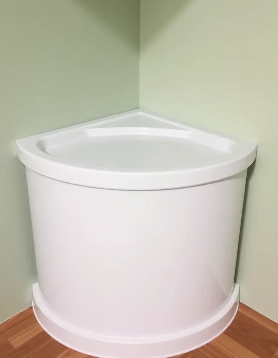 Vassoio girevole Lazy Susan a forma di rene per mobile angolare