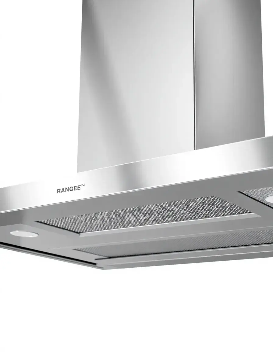 Filtro cappa cucina cm 90 in acciaio inox con design a maglia