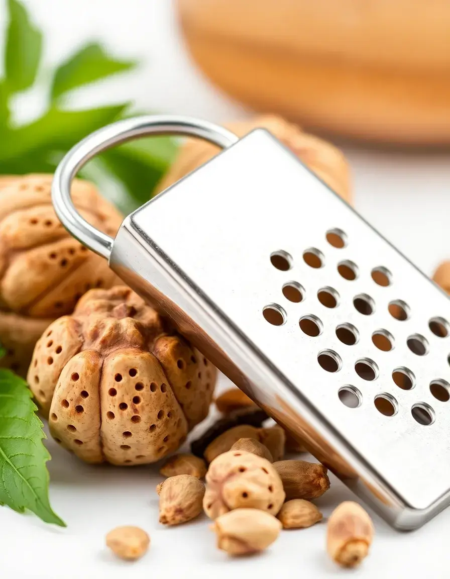 Grattugia per noce moscata in acciaio Nutmeg Grater Handheld