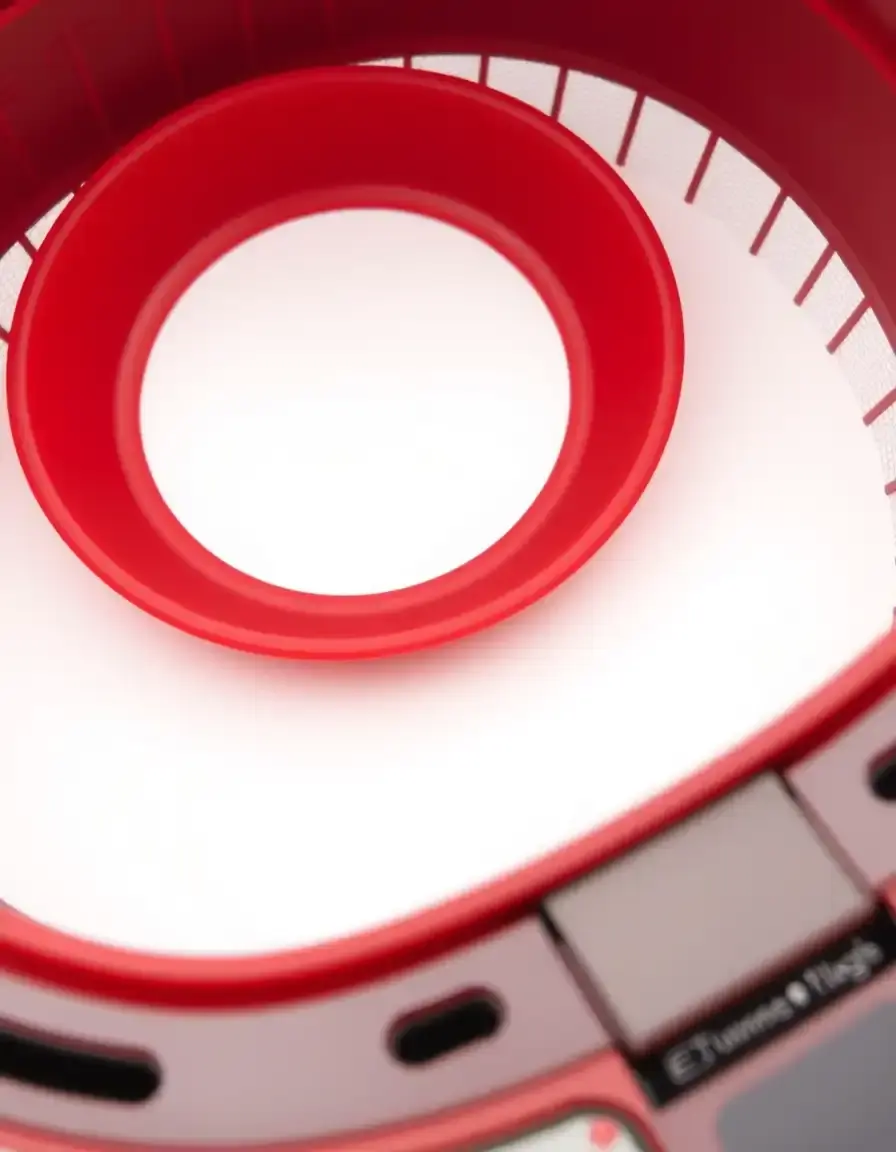 Silicone Air Fryer Basket Liner red color for broccoli cooking