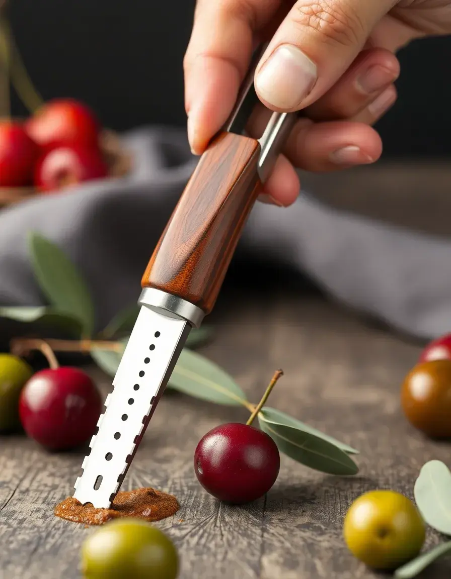 Olive pit remover stainless steel