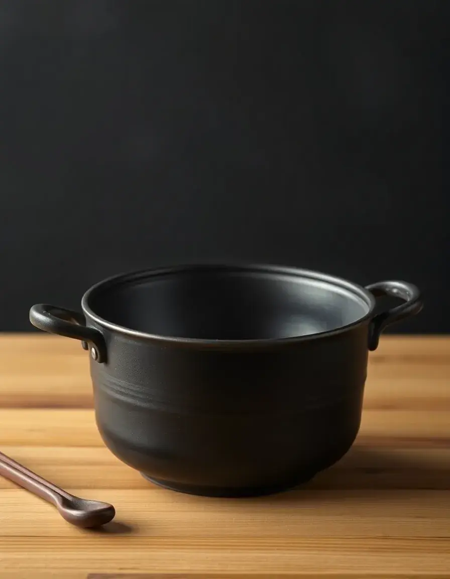 Non-Stick Rice Pot - Pentola antiaderente per riso nera