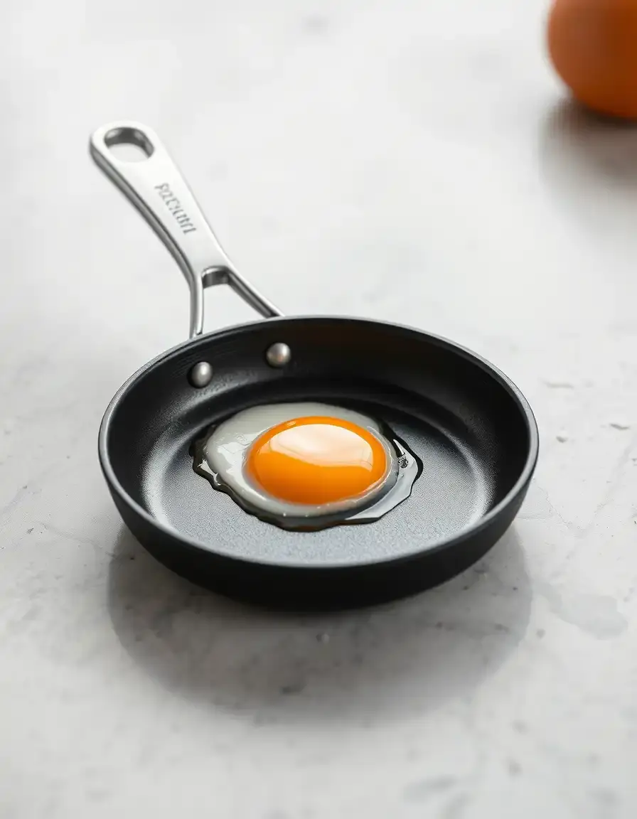 Mini padella antiaderente per uova fritte