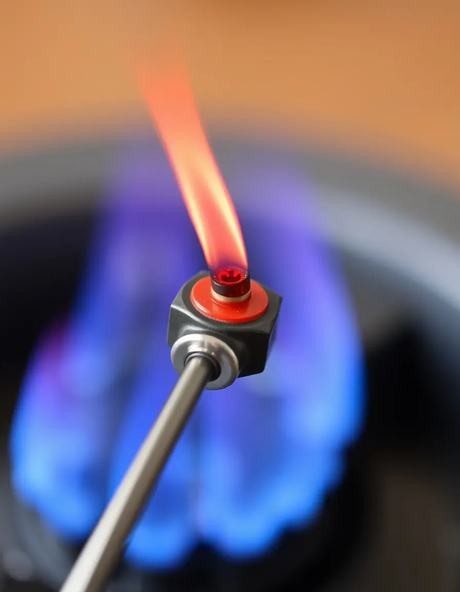 Accendino piezoelettrico a collo lungo per fornelli a gas