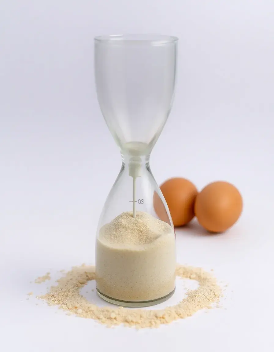Timer per uova a clessidra in vetro