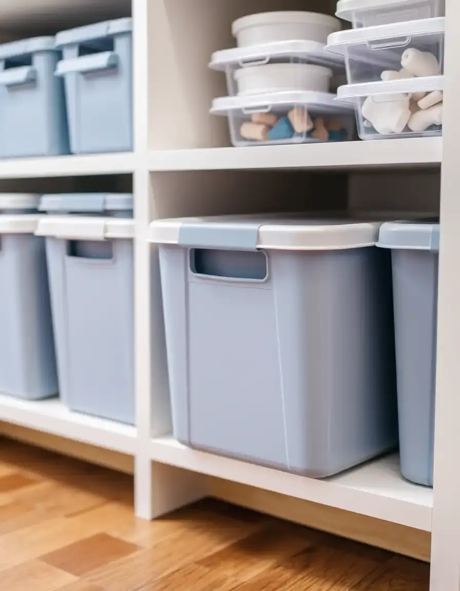 Organizzatore modulare per cassetto disordine con vaschette in plastica