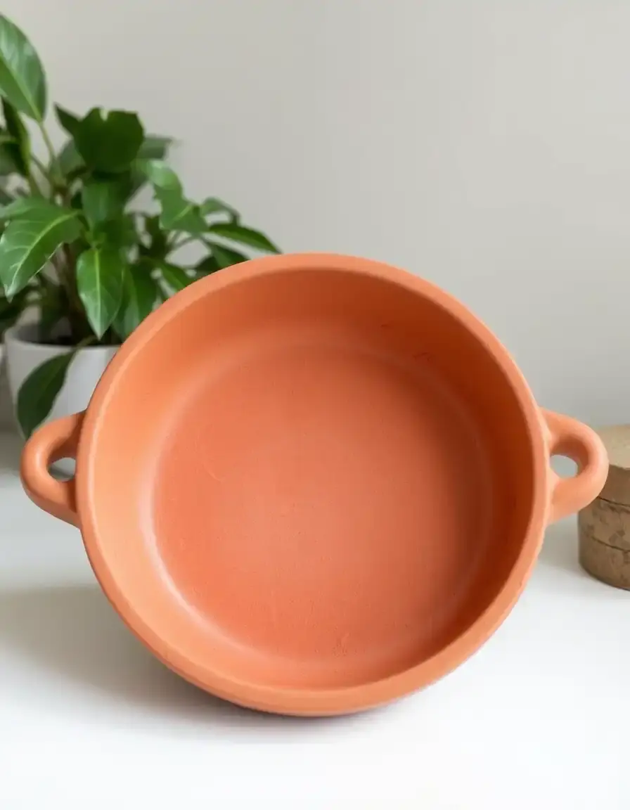 Teglia tonda in terracotta per cucina formello tradizionale