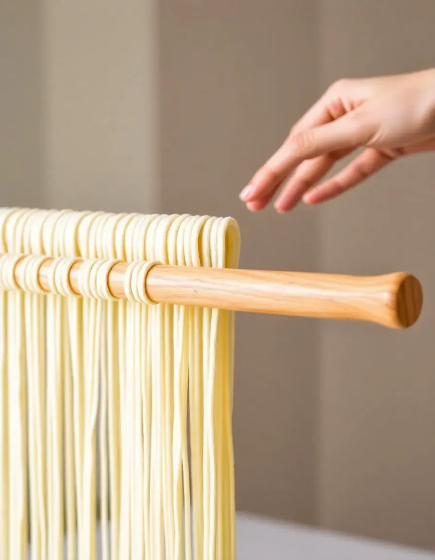 Stendipasta pieghevole in legno cucina formello