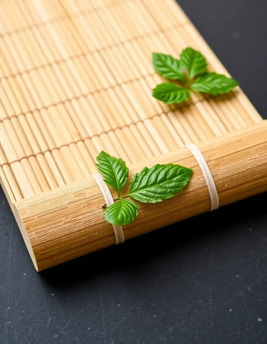Bamboo Sushi Rolling Mat tradizionale per preparare maki e uramaki