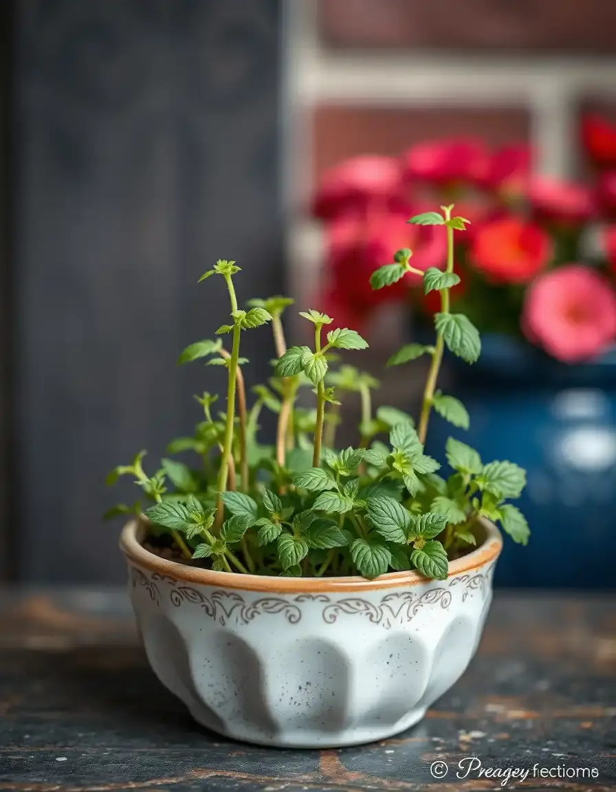Fioriera in ceramica per erbe aromatiche in cucina