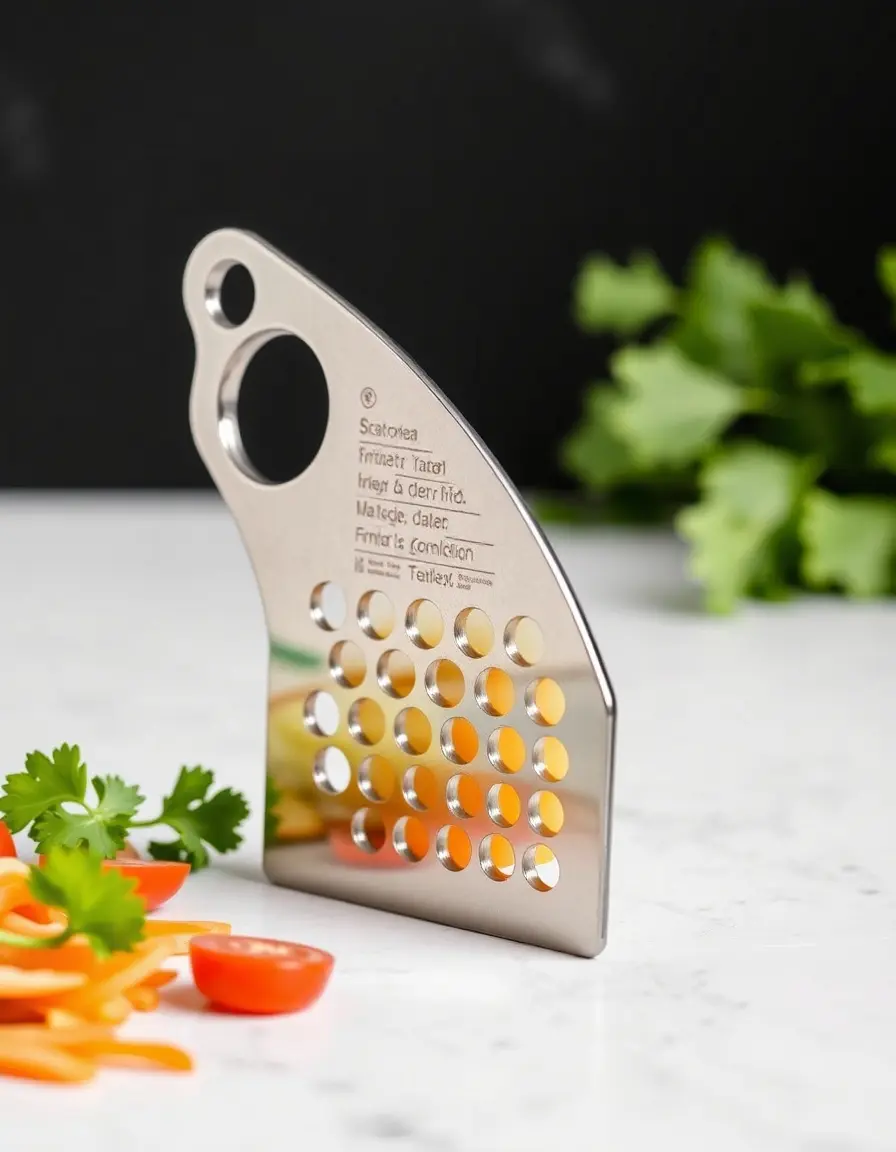 Lama per taglio a grata o waffle in acciaio per verdure