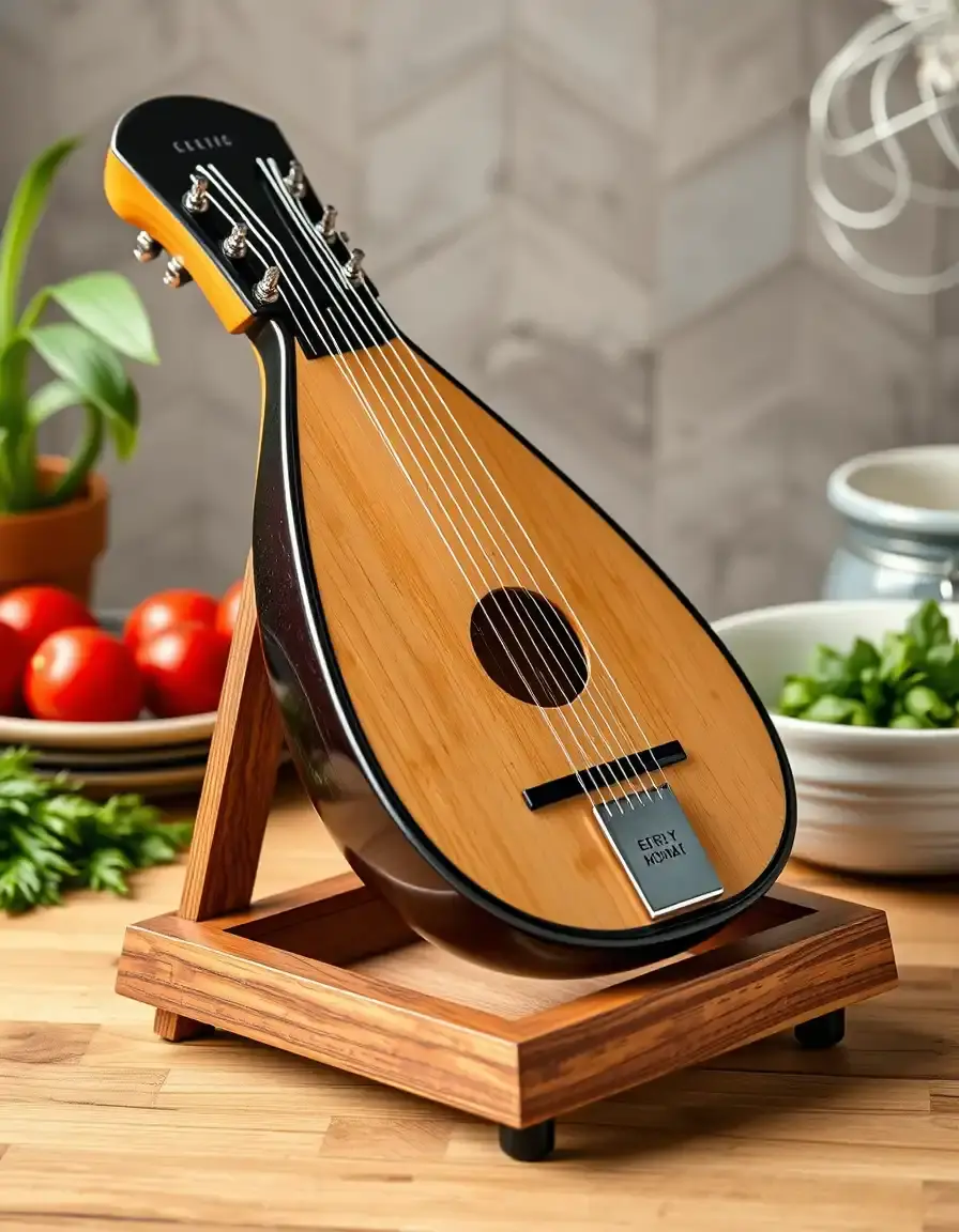 Supporto pieghevole ergonomico per mandolina da cucina