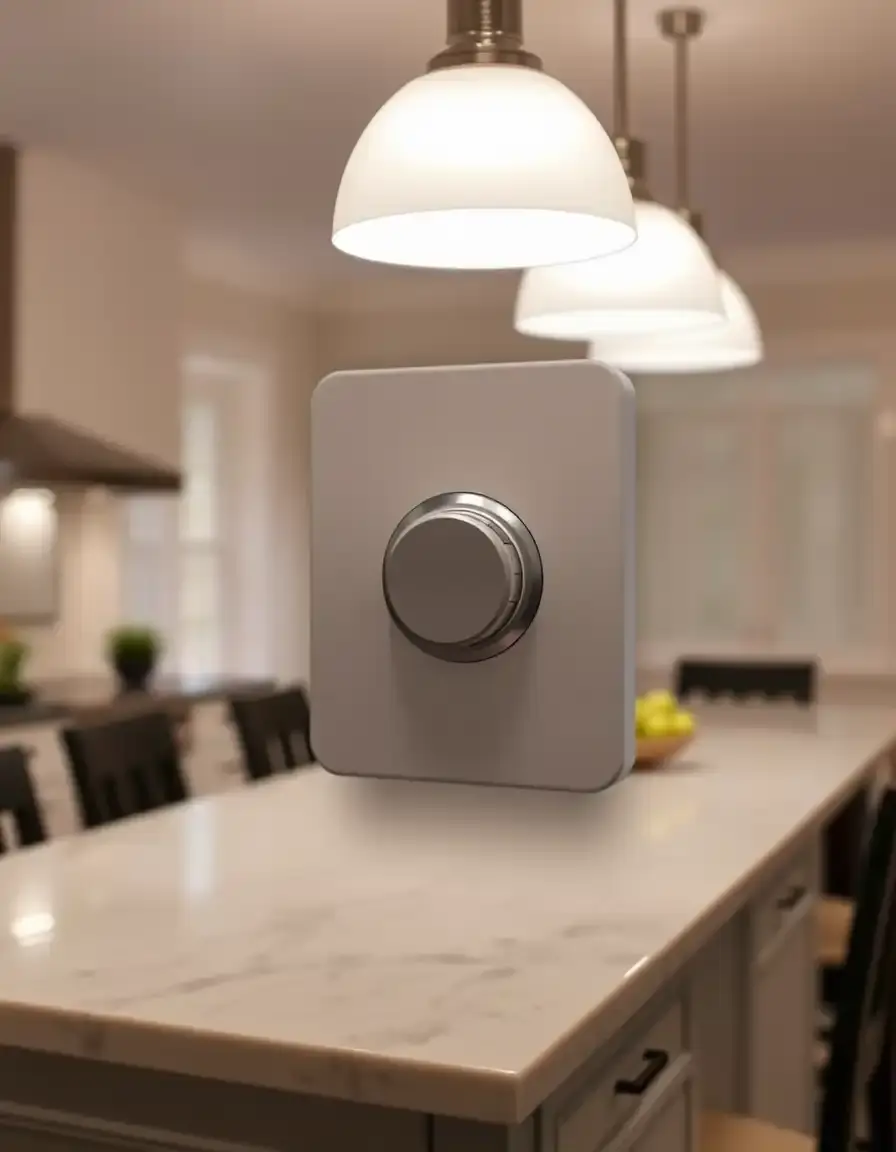 Interruttore dimmer touch bianco per luci cucina moderna isola