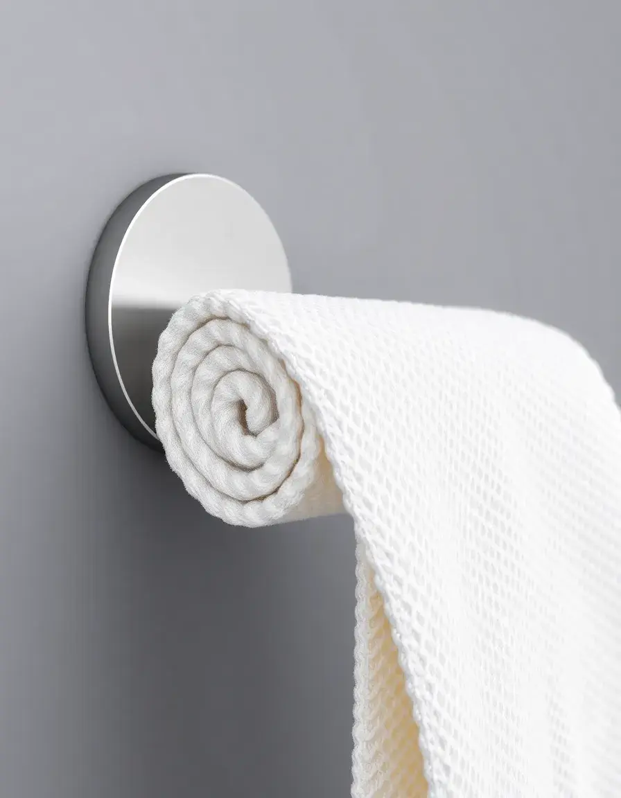 Porta asciugamani magnetico in acciaio inox per fianco isola cucina