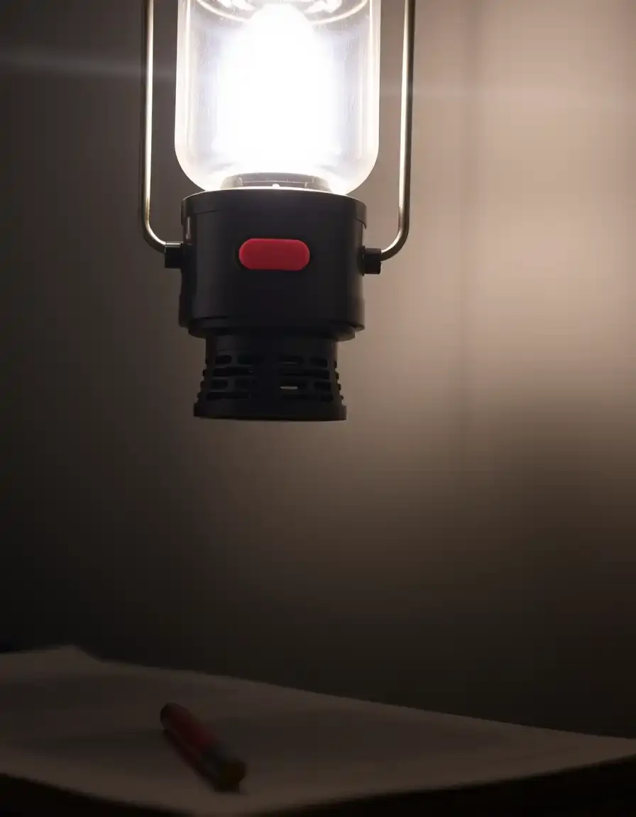 Lanterna LED con repellente per insetti integrato