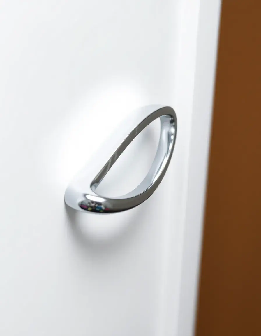 Maniglia cromata per mobili Handle Pull dal design moderno