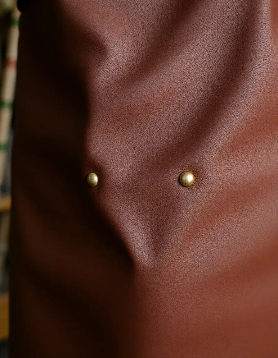 Rivet Apron Leather brown professional