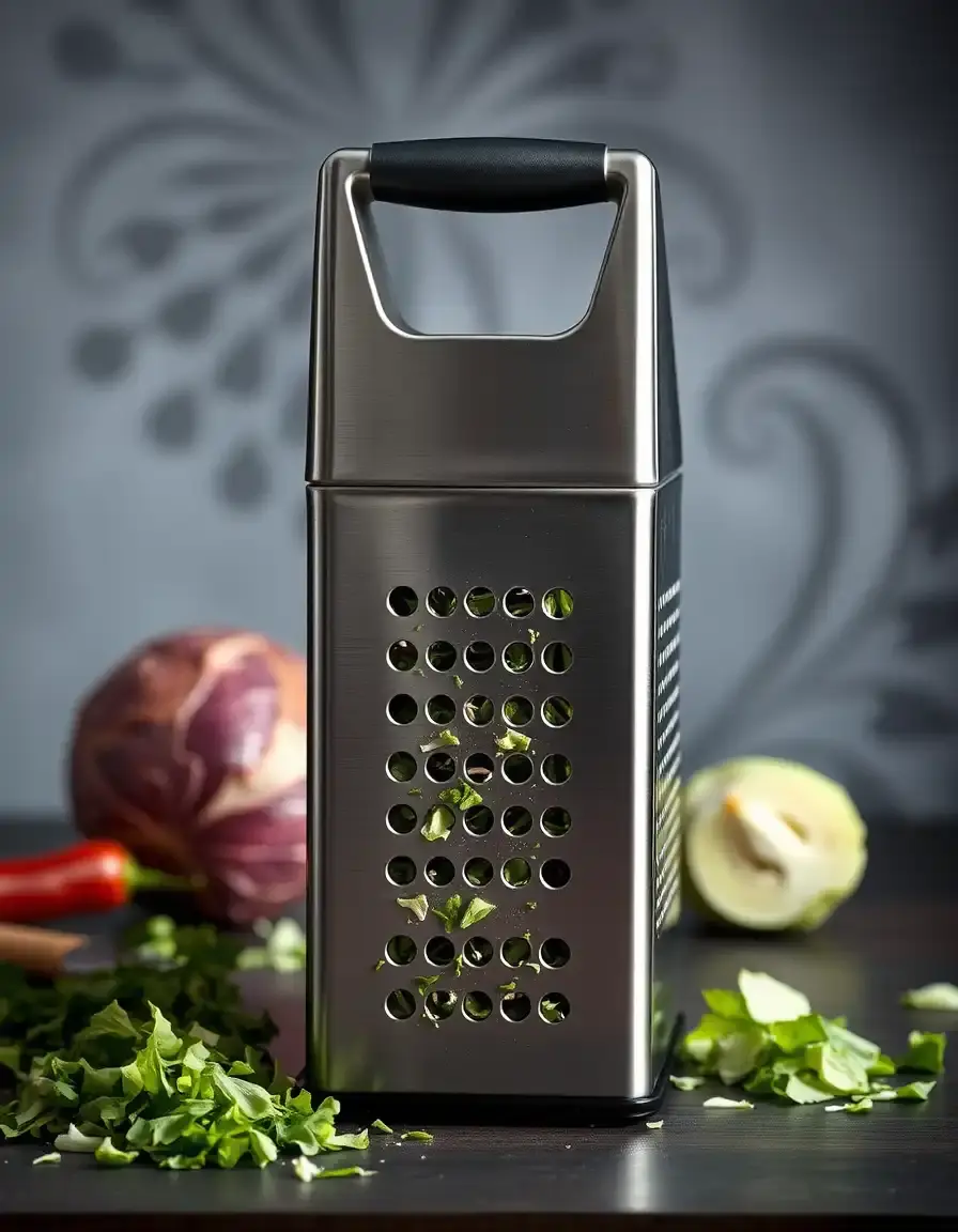 Grattugia affetta verza professionale in acciaio inox