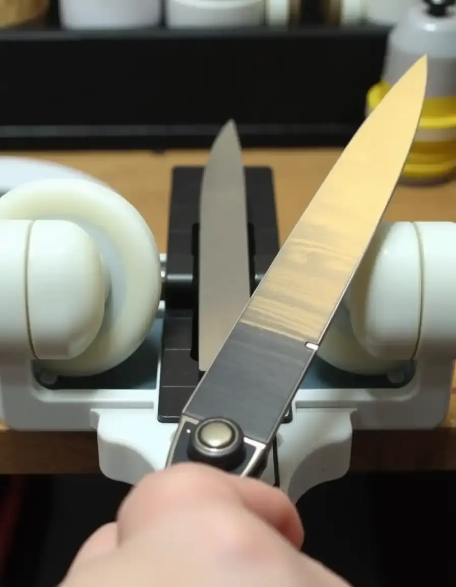 Affilacoltelli manuale con dischi in ceramica