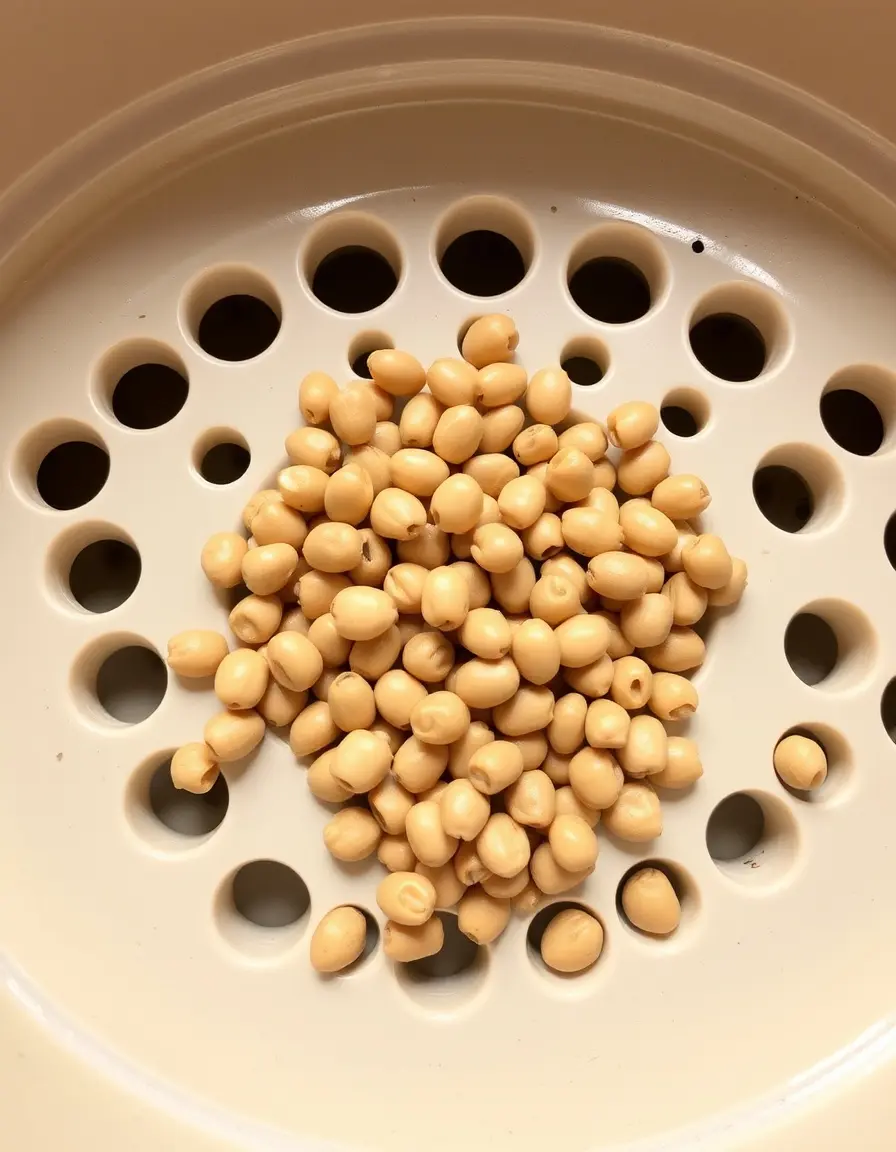 Vassoio per smistamento lenticchie in plastica con fori