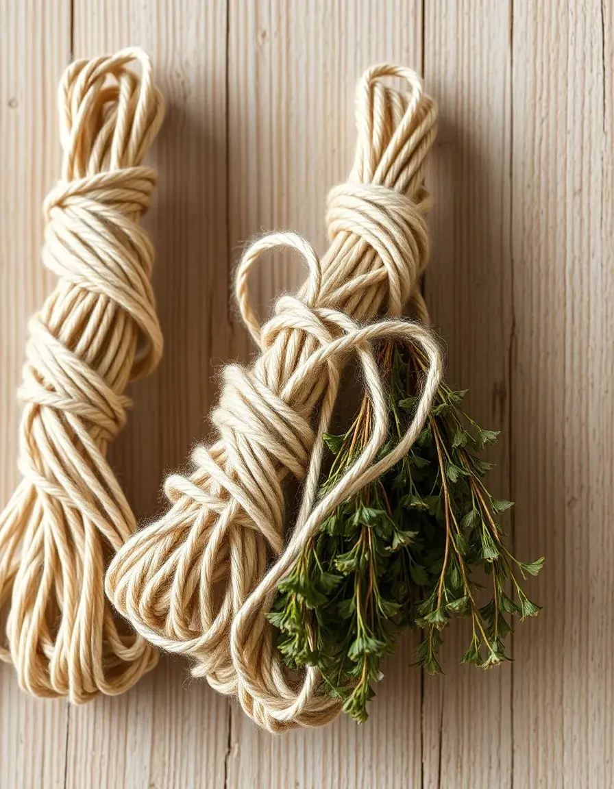 Spago da cucina in cotone per legare erbe aromatiche durante la cottura