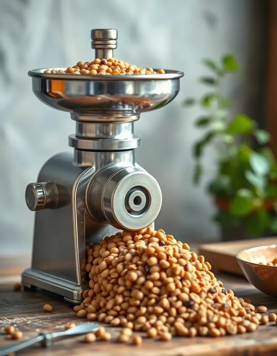 Macinacaffè o tritatutto manuale per lenticchie cotte e passate