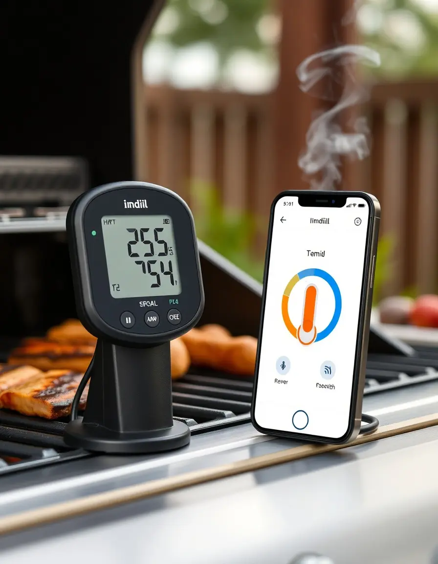 Termometro wireless per BBQ con connessione app smartphone