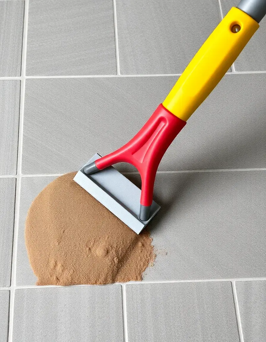 Spatola in gomma per stuccatura fughe piastrelle cucina