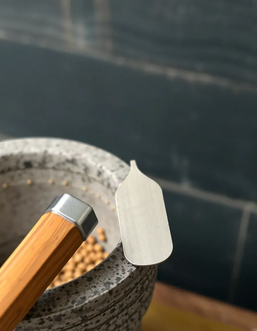 Miscelatore per malta in metallo per cucine in muratura rustiche