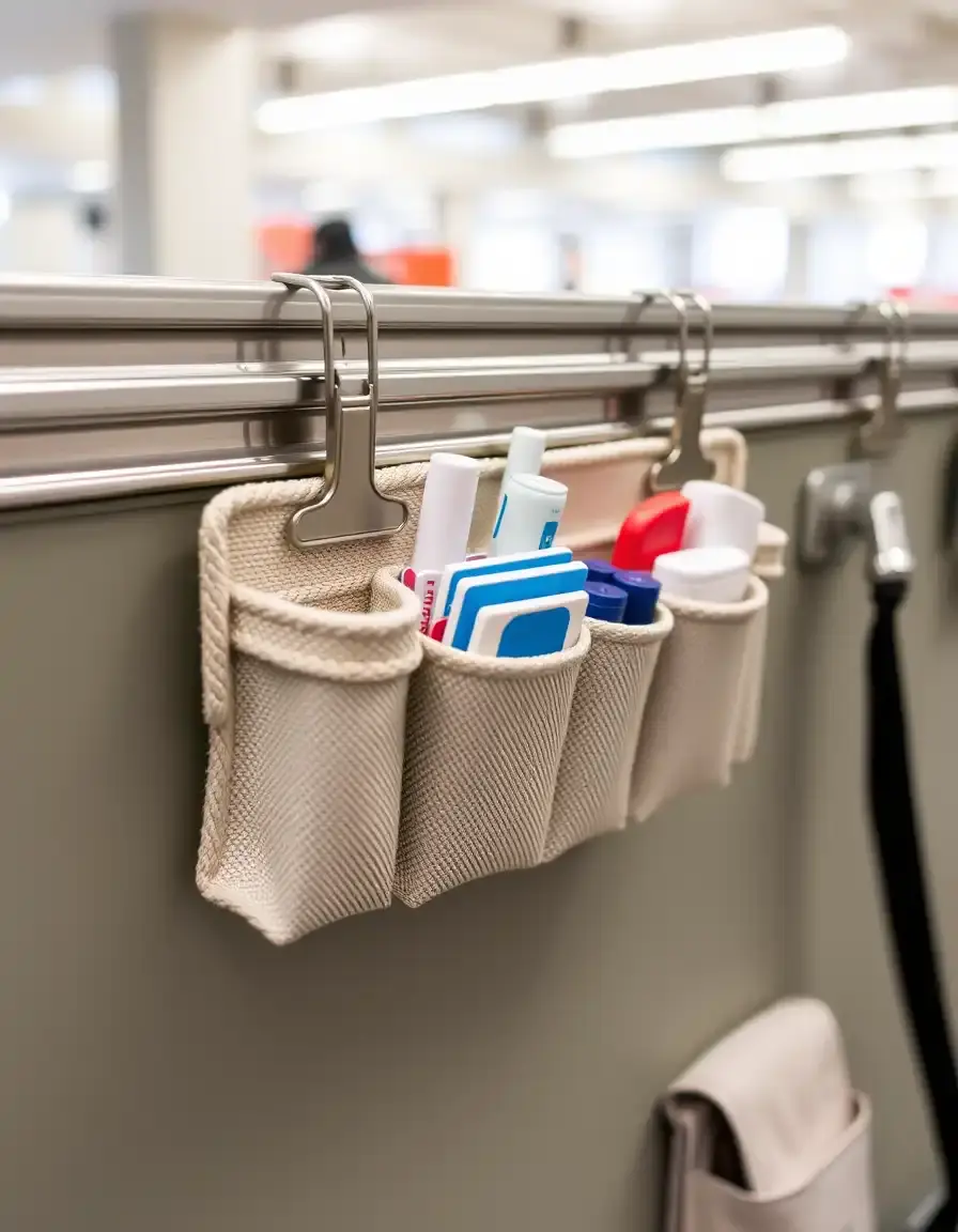 Organizer a clip per sistemi a binario cucina