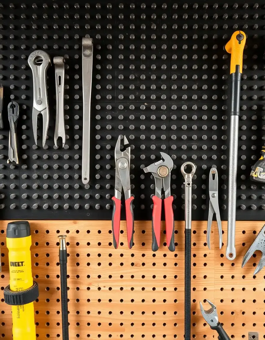 Tool Hook Board pannello forato per organizzazione attrezzi outdoor
