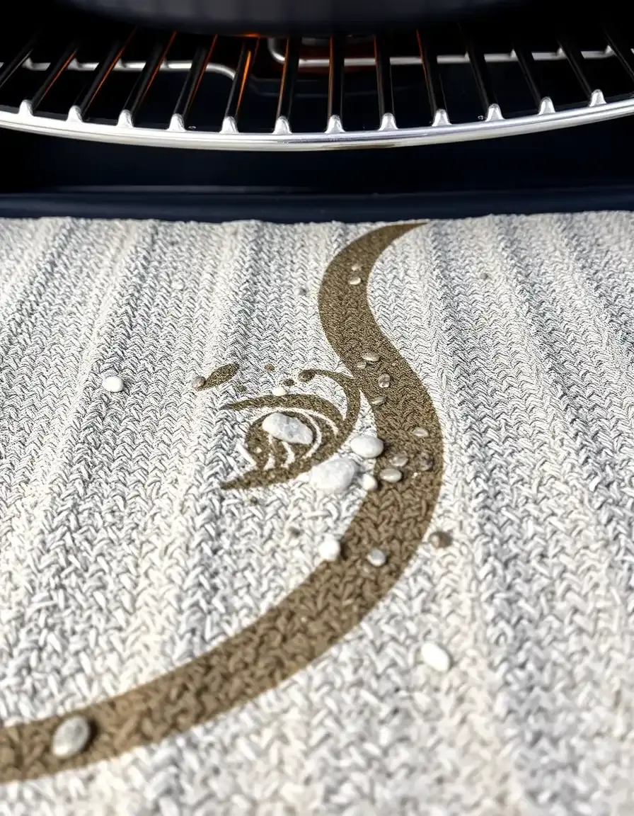 Mat Grill Splash tappeto protettivo per pavimento sotto il grill