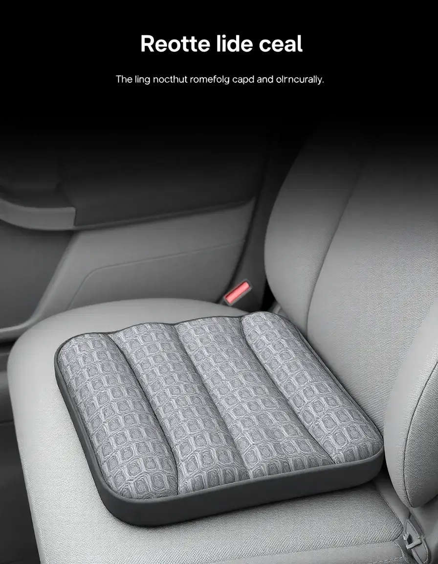 Cuscino seduta cucina antiscivolo grigio in memory foam