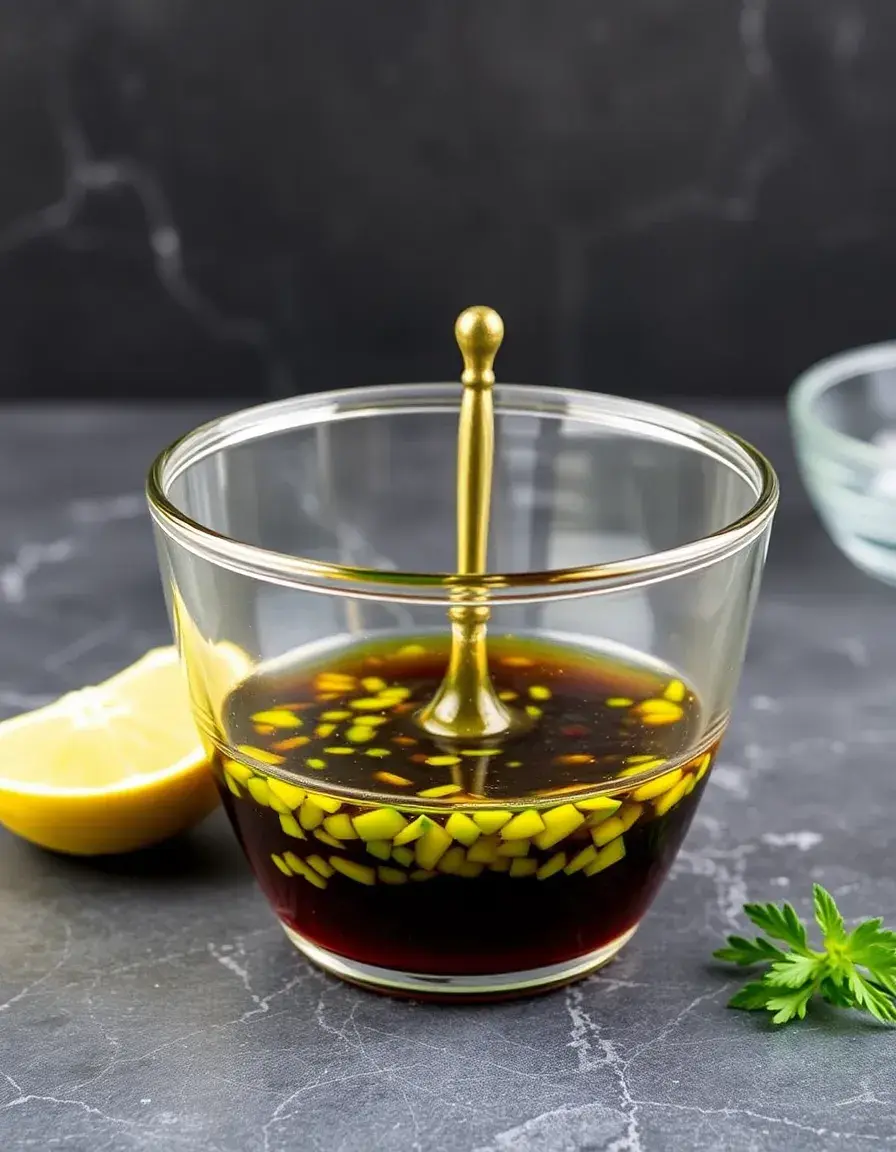 Ciotola in vetro per marinatura con beccuccio versatore
