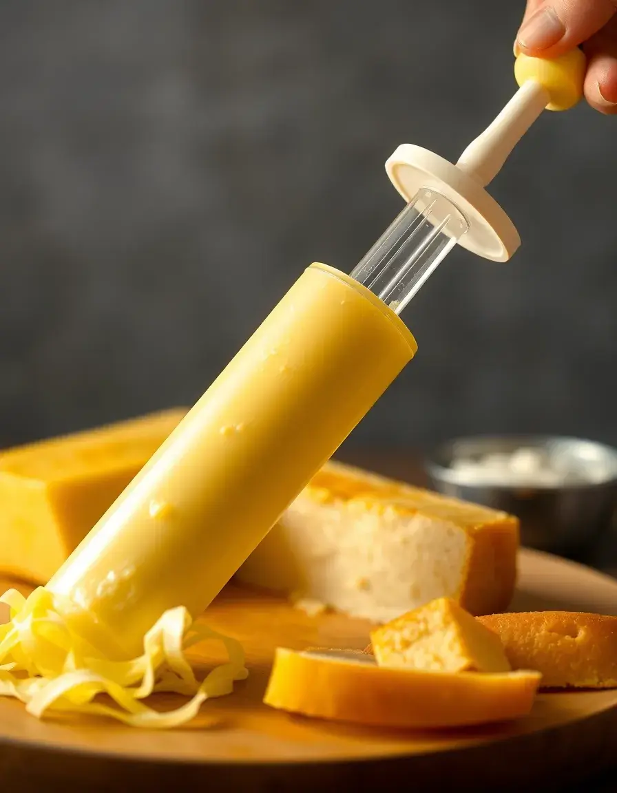 Siringa da cucina professionale per burro e marinature