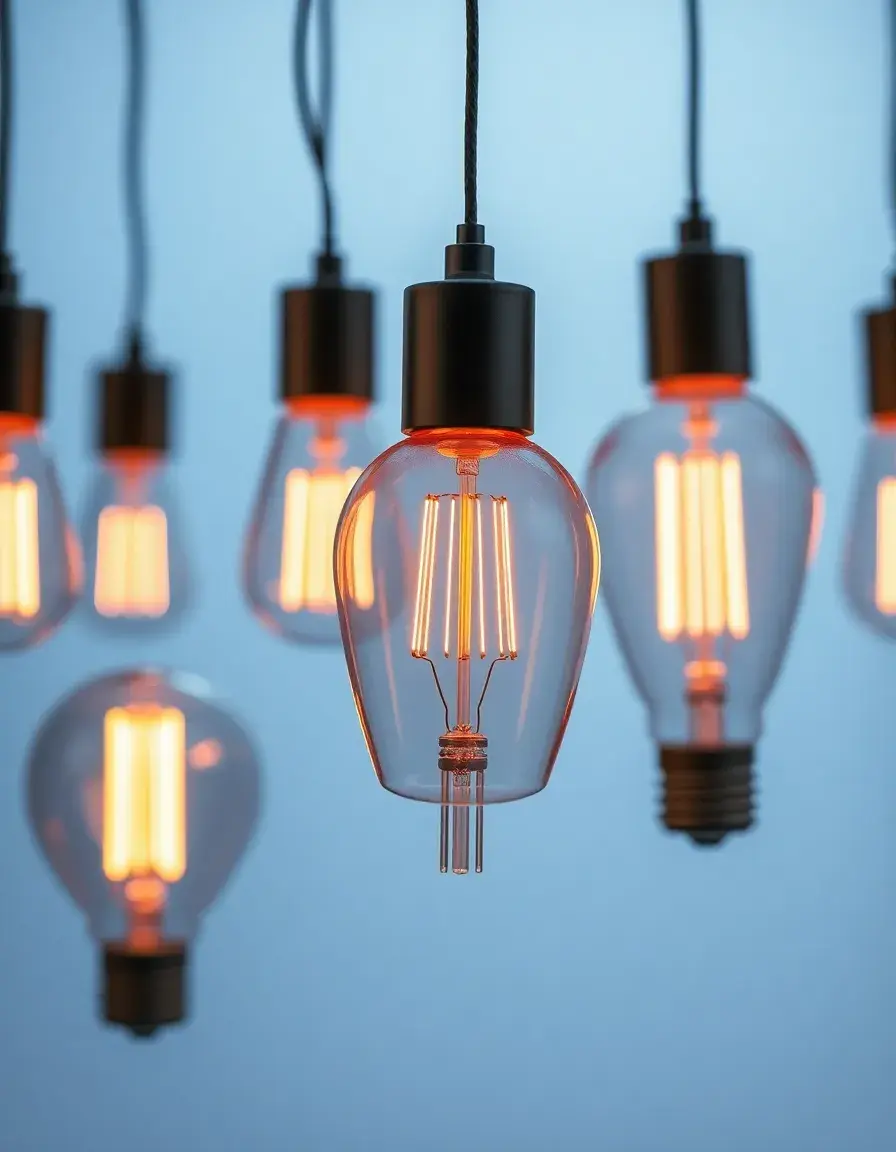 Lampadine LED a filamento vintage per illuminazione cucina calda