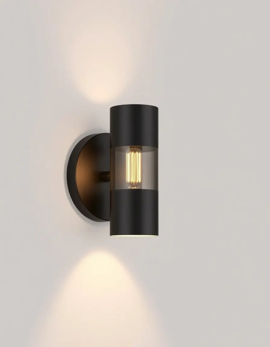 Applique da parete nera opaca lampade cucina
