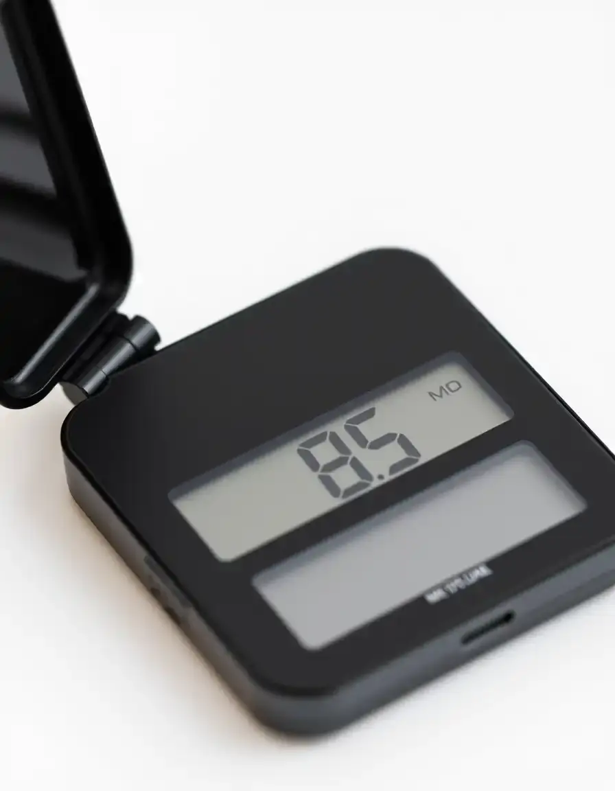 Digital Pocket balance nera ultra precisa per spezie e zafferano